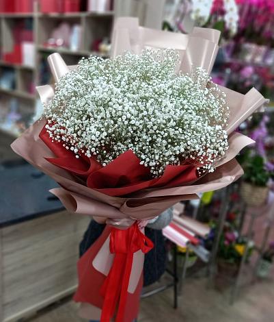 Букет цветов из: Гипсофила в Лухе